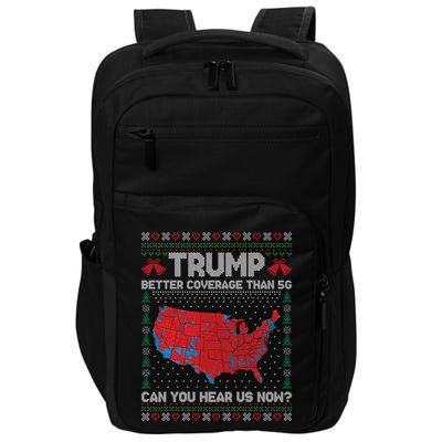 Trump Better Coverage Than 5g Ugly Christmas Funny Gift Impact Tech Backpack