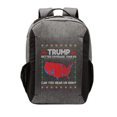 Trump Better Coverage Than 5g Ugly Christmas Funny Gift Vector Backpack