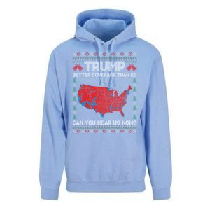 Trump Better Coverage Than 5g Ugly Christmas Funny Gift Unisex Surf Hoodie