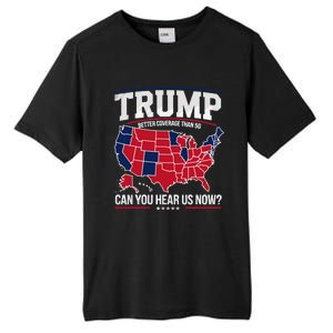 Trump Better Coverage Than 5g Can You Hear Us Now Funny Tall Fusion ChromaSoft Performance T-Shirt