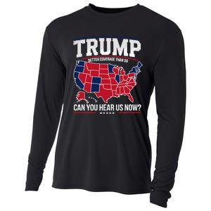 Trump Better Coverage Than 5g Can You Hear Us Now Funny Cooling Performance Long Sleeve Crew