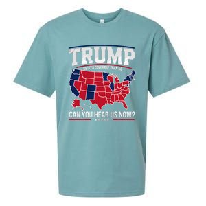 Trump Better Coverage Than 5g Can You Hear Us Now Funny Sueded Cloud Jersey T-Shirt