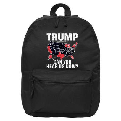 Trump Better Coverage Than 5g Can You Hear Us Now Usa Map 16 in Basic Backpack