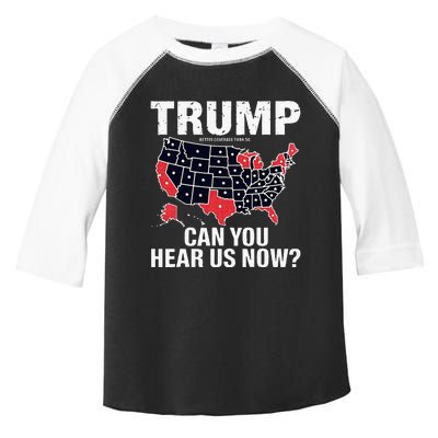 Trump Better Coverage Than 5g Can You Hear Us Now Usa Map Toddler Fine Jersey T-Shirt