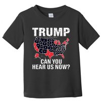 Trump Better Coverage Than 5g Can You Hear Us Now Usa Map Toddler T-Shirt