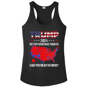 Trump Better Coverage Than 5g Can You Hear Us Now Politics Ladies PosiCharge Competitor Racerback Tank