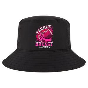 Tackle Breast Cancer Awareness Pink Ribbon Football Boy Kid Cool Comfort Performance Bucket Hat