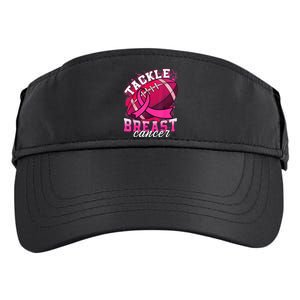 Tackle Breast Cancer Awareness Pink Ribbon Football Boy Kid Adult Drive Performance Visor