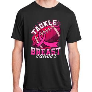 Tackle Breast Cancer Awareness Pink Ribbon Football Boy Kid Adult ChromaSoft Performance T-Shirt