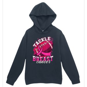 Tackle Breast Cancer Awareness Pink Ribbon Football Boy Kid Urban Pullover Hoodie