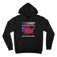 Trump Better Coverage Than 5g Can You Hear Us Now Usa Map Tall Hoodie