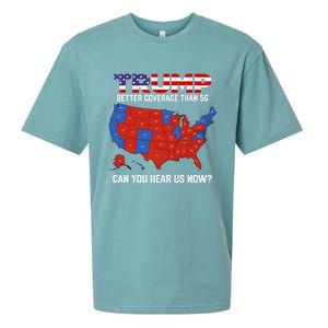 Trump Better Coverage Than 5g Can You Hear Us Now Retro Sueded Cloud Jersey T-Shirt