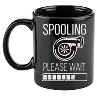 Turbo Boost Car Auto Father Dad Funny Mechanic Tuner JDM Rpm 11oz C Handle Ceramic Mug