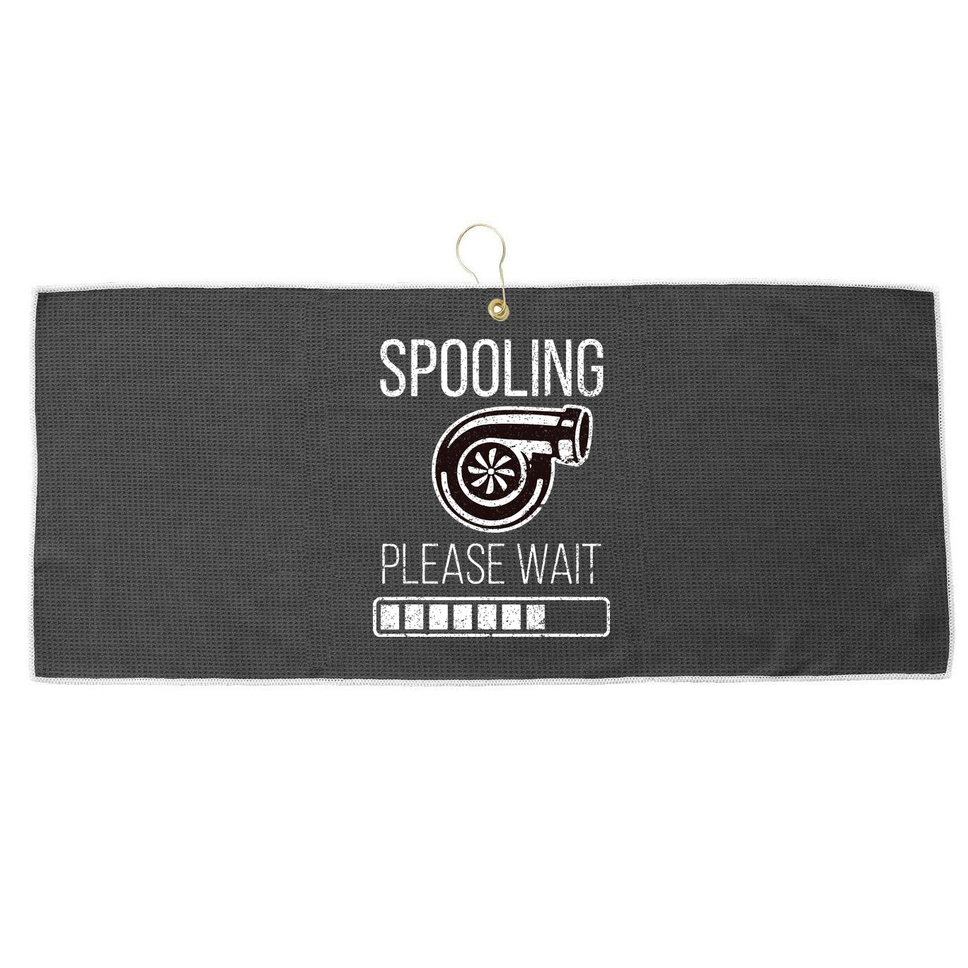 Turbo Boost Car Auto Father Dad Funny Mechanic Tuner JDM Rpm Large Microfiber Waffle Golf Towel