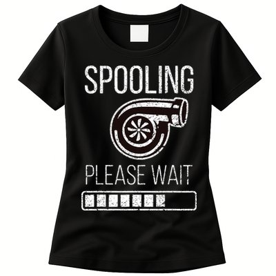 Turbo Boost Car Auto Father Dad Funny Mechanic Tuner JDM Rpm Womens T-Shirt