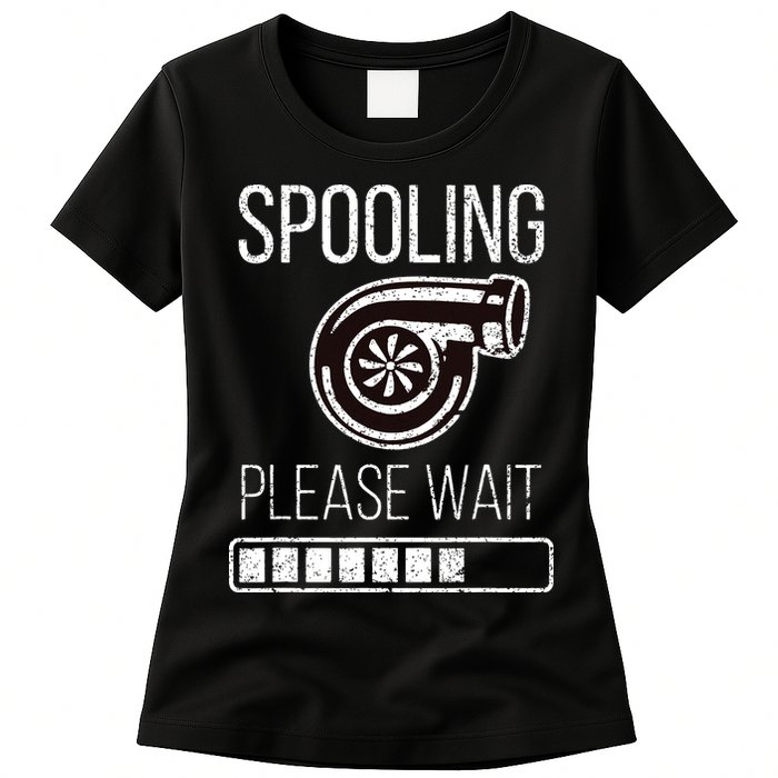 Turbo Boost Car Auto Father Dad Funny Mechanic Tuner JDM Rpm Womens T-Shirt