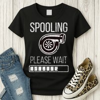 Turbo Boost Car Auto Father Dad Funny Mechanic Tuner JDM Rpm Womens T-Shirt
