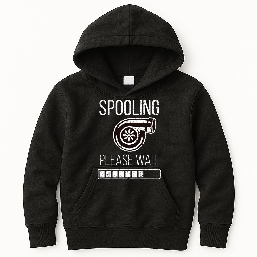 Turbo Boost Car Auto Father Dad Funny Mechanic Tuner JDM Rpm Kids Hoodie