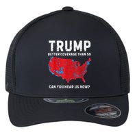 Trump Better Coverage Than 5g Can You Hear Us Now Flexfit Unipanel Trucker Cap
