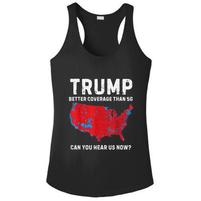 Trump Better Coverage Than 5g Can You Hear Us Now Ladies PosiCharge Competitor Racerback Tank
