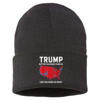 Trump Better Coverage Than 5g Can You Hear Us Now Sustainable Knit Beanie
