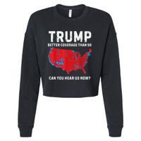 Trump Better Coverage Than 5g Can You Hear Us Now Cropped Pullover Crew
