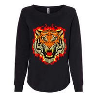 Tiger Big Cat Bengal Wildcat Predator Cool Animal Gift Idea Womens California Wash Sweatshirt