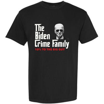 The Biden Crime Family Vintage Retro 2024 Republican Garment-Dyed Heavyweight T-Shirt