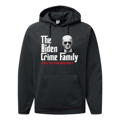 The Biden Crime Family Vintage Retro 2024 Republican Performance Fleece Hoodie