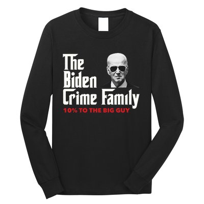 The Biden Crime Family Vintage Retro 2024 Republican Long Sleeve Shirt