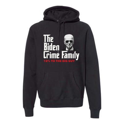 The Biden Crime Family Vintage Retro 2024 Republican Premium Hoodie