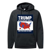 Trump Better Coverage Than 5g Can You Hear Us Now Politics Performance Fleece Hoodie