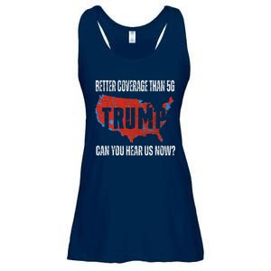 Trump Better Coverage Than 5g Can You Hear Us Now Usa Map Ladies Essential Flowy Tank