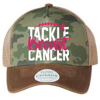 Tackle Breast Cancer Awareness Football Fan Legacy Tie Dye Trucker Hat