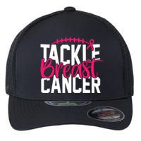 Tackle Breast Cancer Awareness Football Fan Flexfit Unipanel Trucker Cap