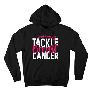 Tackle Breast Cancer Awareness Football Fan Hoodie