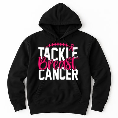 Tackle Breast Cancer Awareness Football Fan Hoodie