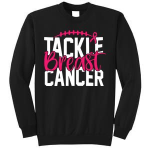 Tackle Breast Cancer Awareness Football Fan Sweatshirt