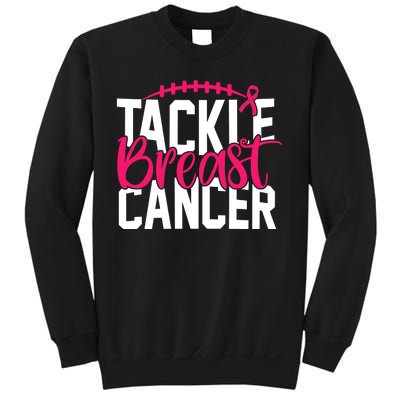 Tackle Breast Cancer Awareness Football Fan Sweatshirt