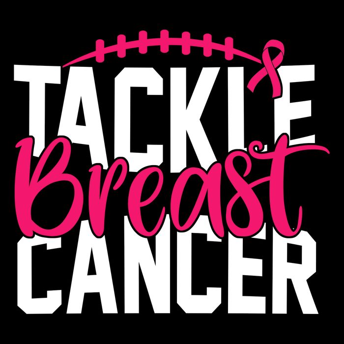 Tackle Breast Cancer Awareness Football Fan Backpack