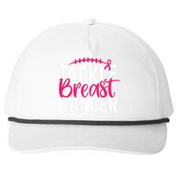 Tackle Breast Cancer Awareness Football Fan Snapback Five-Panel Rope Hat