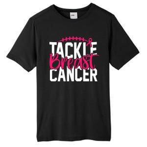 Tackle Breast Cancer Awareness Football Fan Tall Fusion ChromaSoft Performance T-Shirt