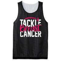 Tackle Breast Cancer Awareness Football Fan Mesh Reversible Basketball Jersey Tank