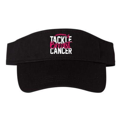 Tackle Breast Cancer Awareness Football Fan Valucap Bio-Washed Visor