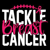 Tackle Breast Cancer Awareness Football Fan Wool Snapback Cap