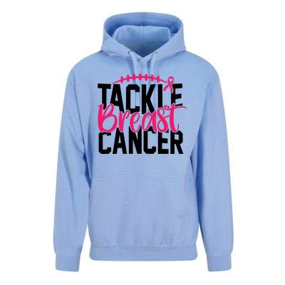 Tackle Breast Cancer Awareness Football Fan Unisex Surf Hoodie