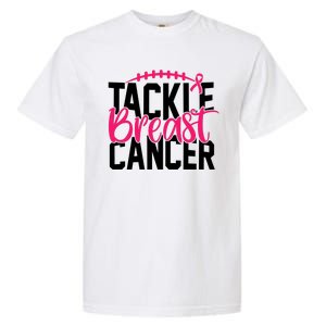 Tackle Breast Cancer Awareness Football Fan Garment-Dyed Heavyweight T-Shirt