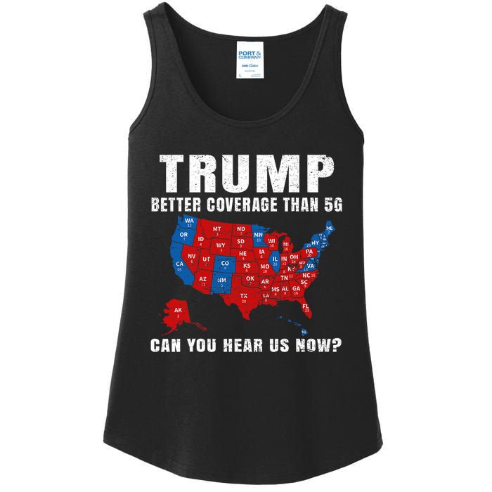 Trump Better Coverage Than 5g Can You Hear Us Now Usa Map Ladies Essential Tank