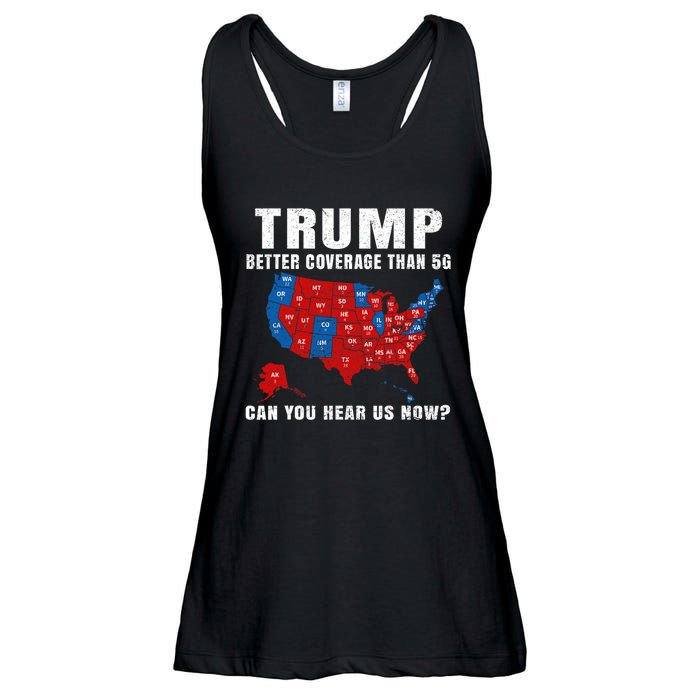 Trump Better Coverage Than 5g Can You Hear Us Now Usa Map Ladies Essential Flowy Tank