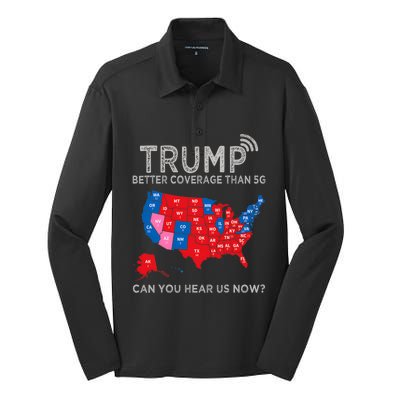 Trump Better Coverage Than 5g Can You Hear Us Now Politics Silk Touch Performance Long Sleeve Polo